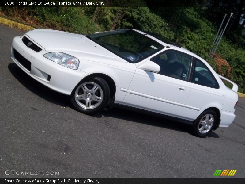 Taffeta White / Dark Gray 2000 Honda Civic EX Coupe