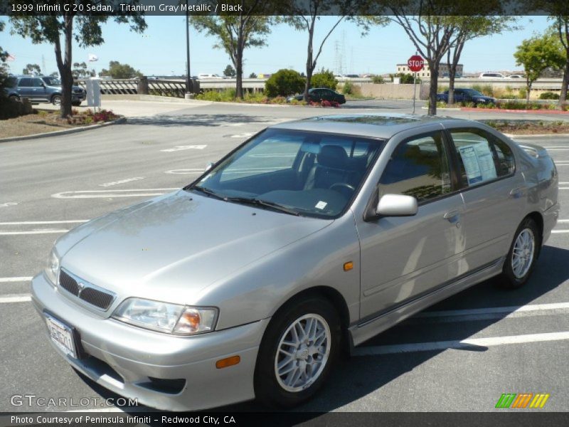 Titanium Gray Metallic / Black 1999 Infiniti G 20 Sedan