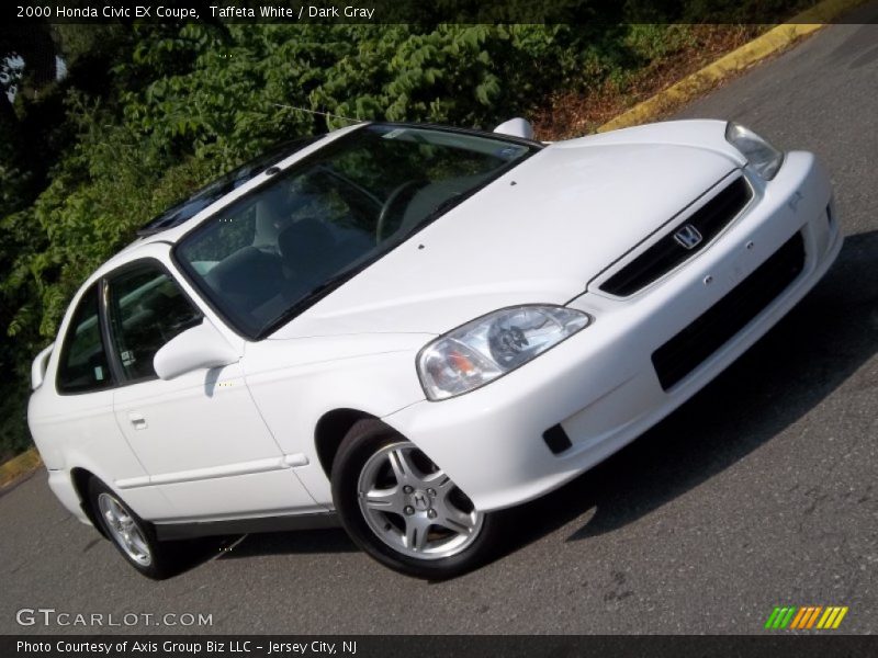 Taffeta White / Dark Gray 2000 Honda Civic EX Coupe