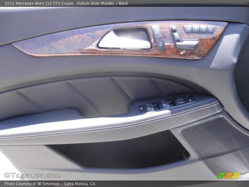 Iridium Silver Metallic / Black 2012 Mercedes-Benz CLS 550 Coupe