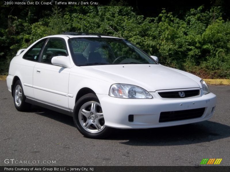 Taffeta White / Dark Gray 2000 Honda Civic EX Coupe