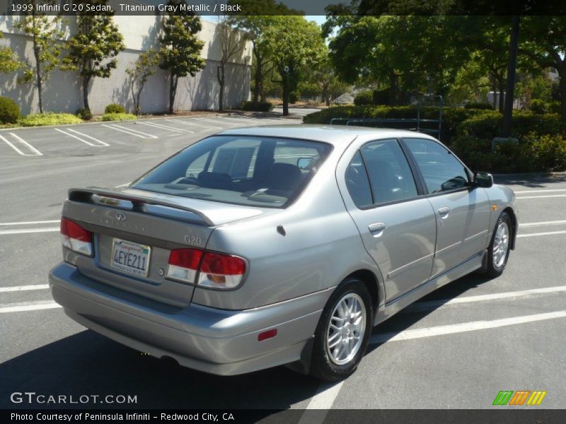 Titanium Gray Metallic / Black 1999 Infiniti G 20 Sedan