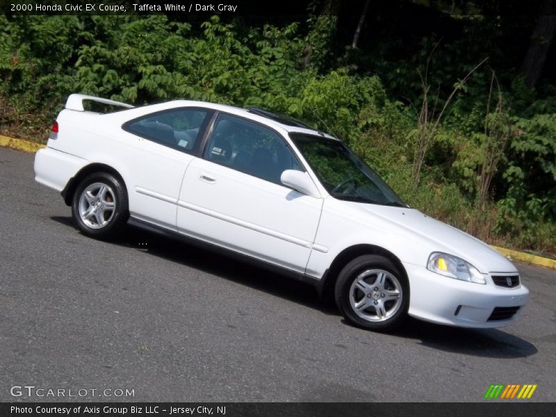 Taffeta White / Dark Gray 2000 Honda Civic EX Coupe