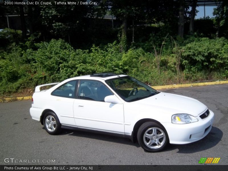 Taffeta White / Dark Gray 2000 Honda Civic EX Coupe