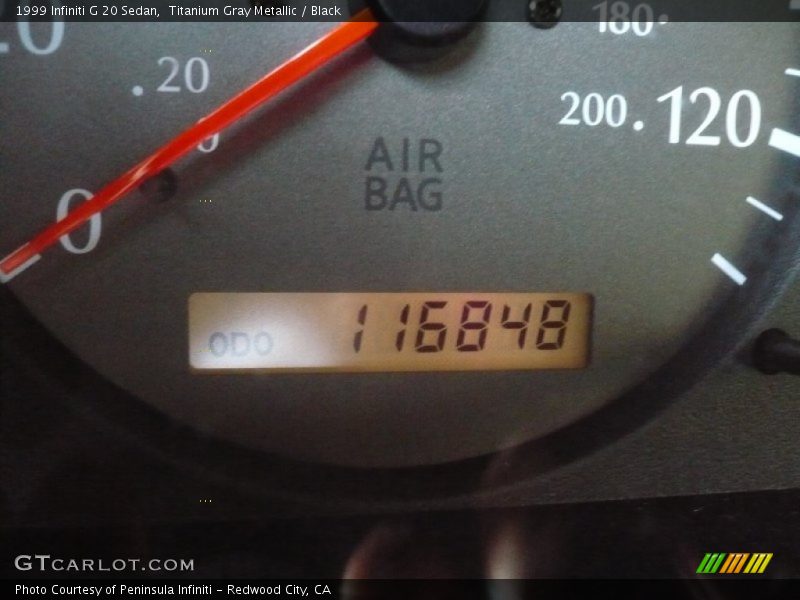 Titanium Gray Metallic / Black 1999 Infiniti G 20 Sedan