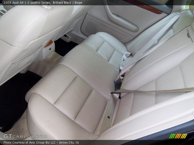 Brilliant Black / Beige 2003 Audi A4 3.0 quattro Sedan