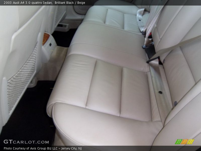 Brilliant Black / Beige 2003 Audi A4 3.0 quattro Sedan