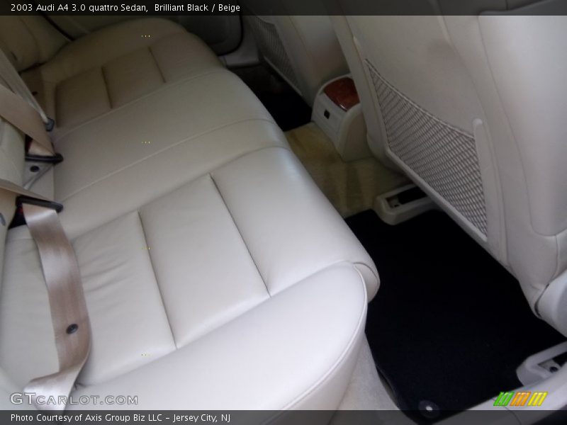 Brilliant Black / Beige 2003 Audi A4 3.0 quattro Sedan