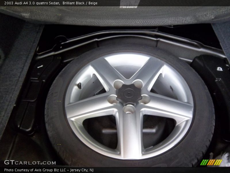 Brilliant Black / Beige 2003 Audi A4 3.0 quattro Sedan