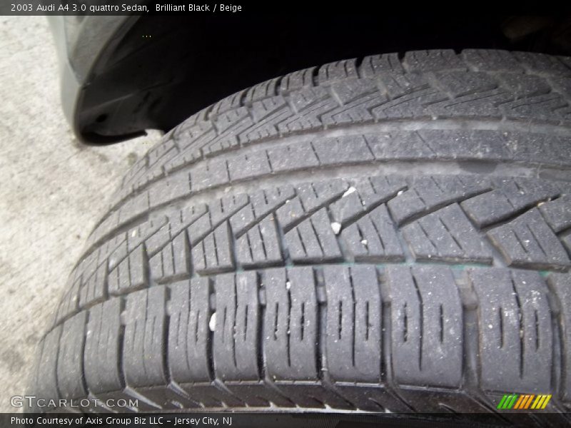 Brilliant Black / Beige 2003 Audi A4 3.0 quattro Sedan