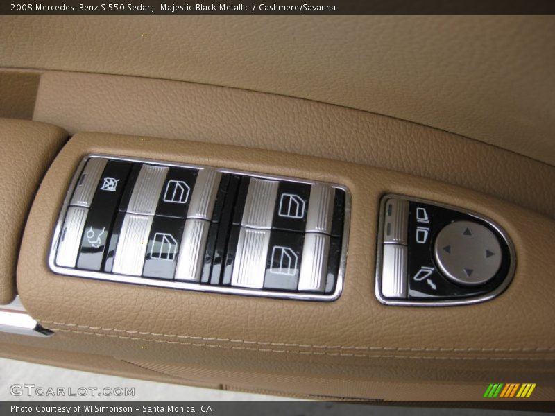 Controls of 2008 S 550 Sedan