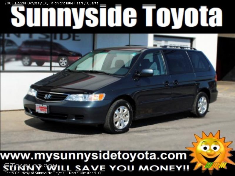 Midnight Blue Pearl / Quartz 2003 Honda Odyssey EX