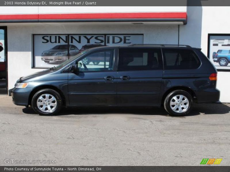 Midnight Blue Pearl / Quartz 2003 Honda Odyssey EX