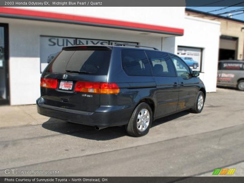 Midnight Blue Pearl / Quartz 2003 Honda Odyssey EX