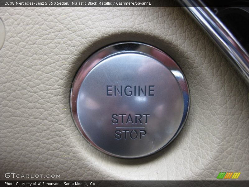 Controls of 2008 S 550 Sedan