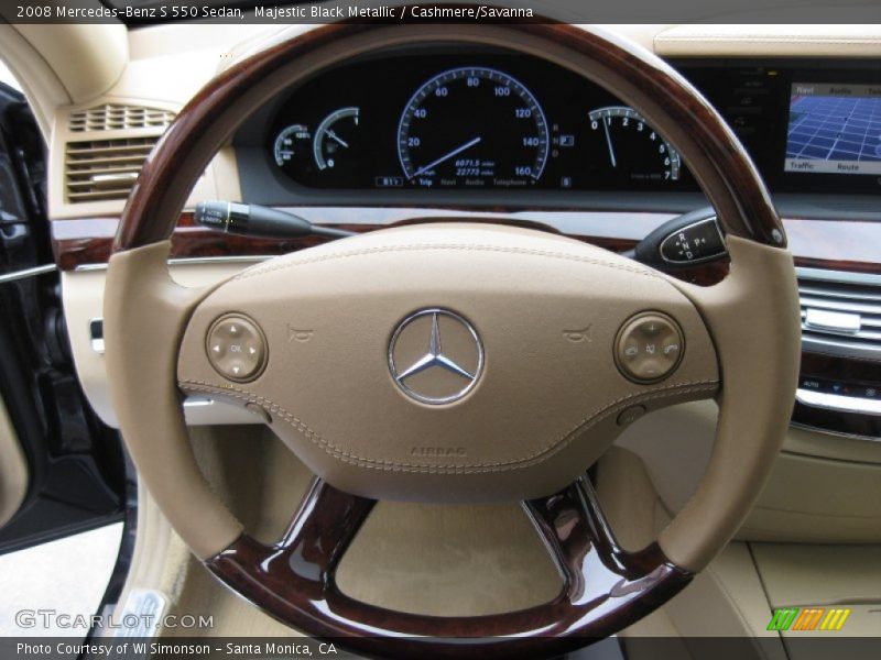  2008 S 550 Sedan Steering Wheel
