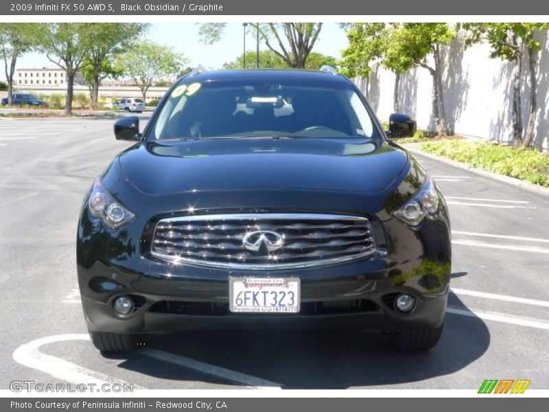 Black Obsidian / Graphite 2009 Infiniti FX 50 AWD S