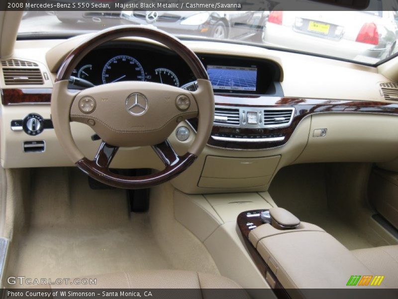 Dashboard of 2008 S 550 Sedan