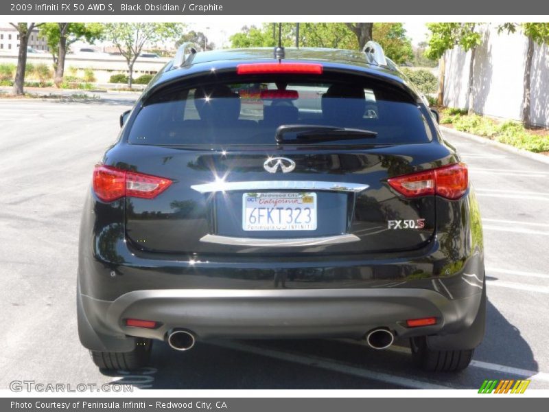 Black Obsidian / Graphite 2009 Infiniti FX 50 AWD S