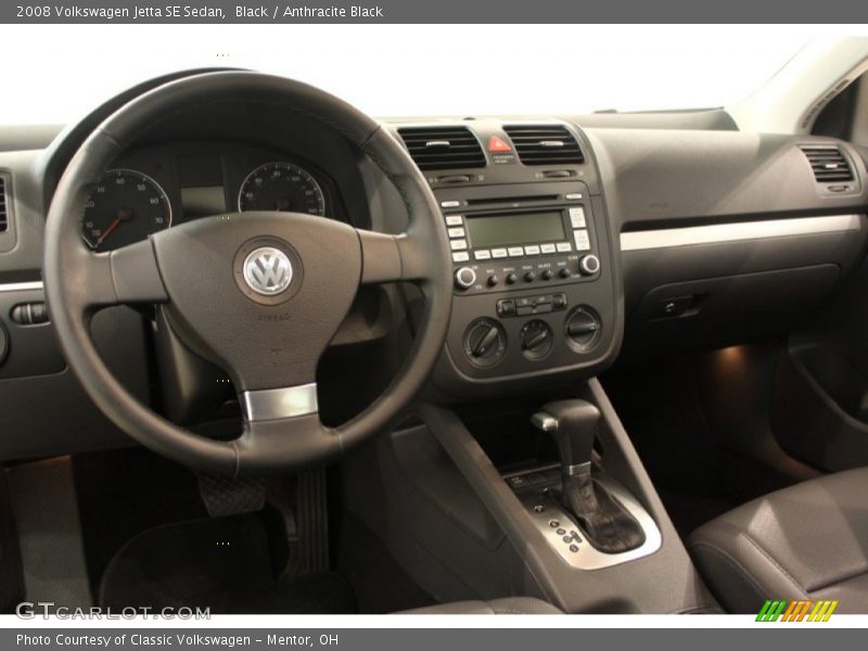 Black / Anthracite Black 2008 Volkswagen Jetta SE Sedan