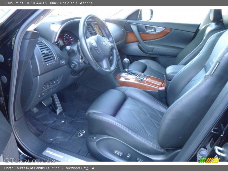  2009 FX 50 AWD S Graphite Interior