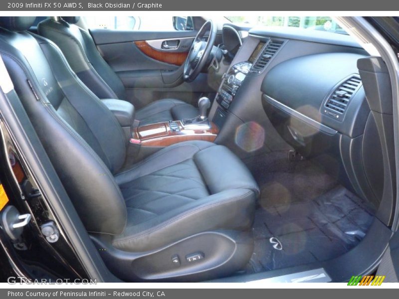 Black Obsidian / Graphite 2009 Infiniti FX 50 AWD S