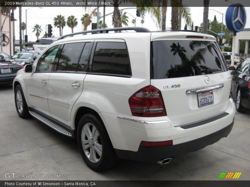 Arctic White / Black 2009 Mercedes-Benz GL 450 4Matic