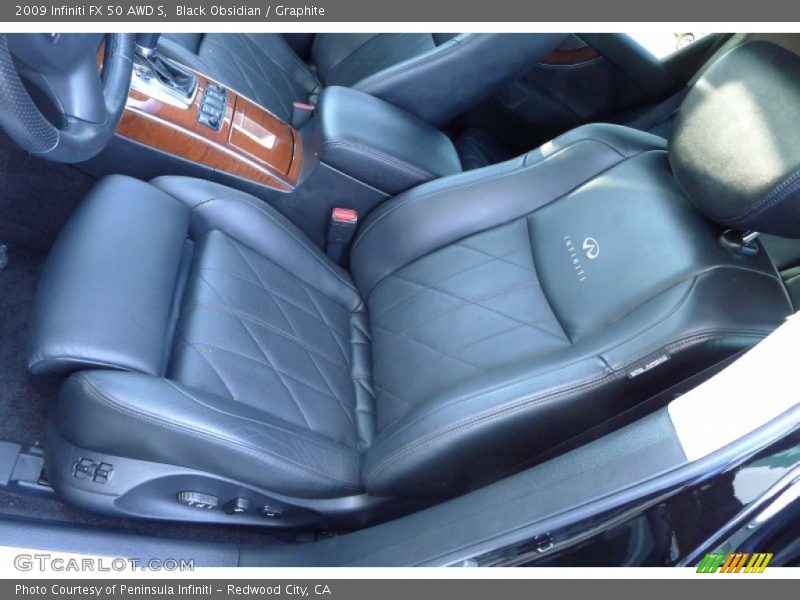  2009 FX 50 AWD S Graphite Interior