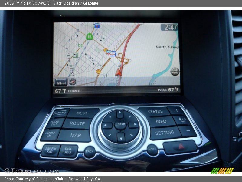 Navigation of 2009 FX 50 AWD S