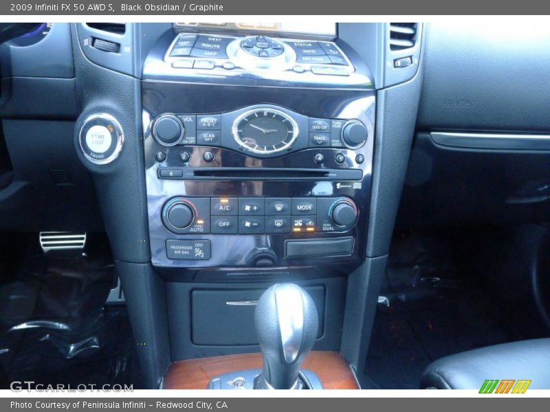Black Obsidian / Graphite 2009 Infiniti FX 50 AWD S
