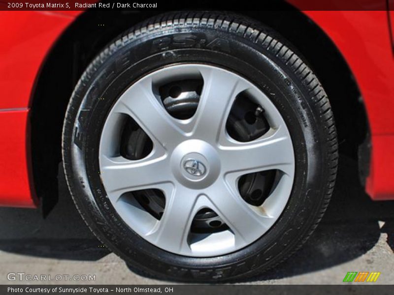 Radiant Red / Dark Charcoal 2009 Toyota Matrix S