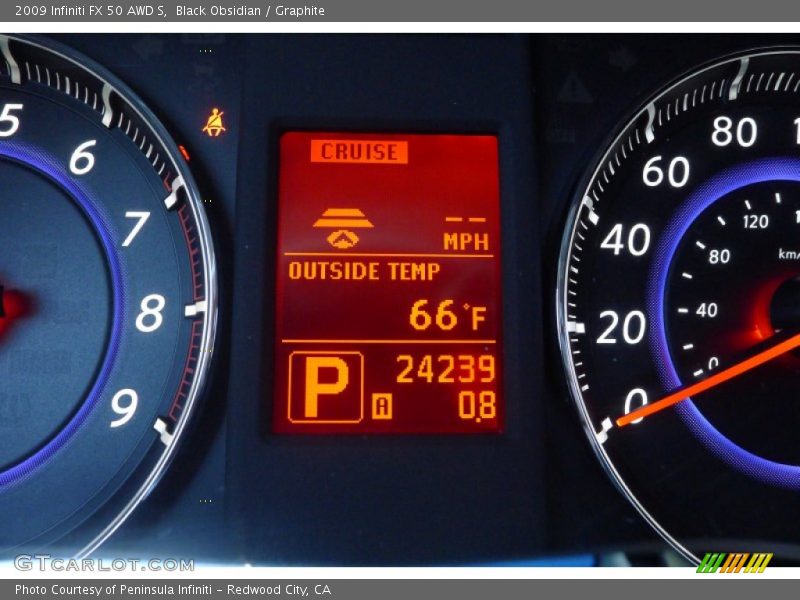 Black Obsidian / Graphite 2009 Infiniti FX 50 AWD S