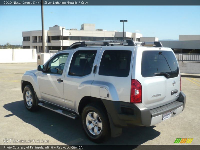 Silver Lightning Metallic / Gray 2010 Nissan Xterra S 4x4