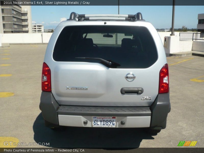 Silver Lightning Metallic / Gray 2010 Nissan Xterra S 4x4