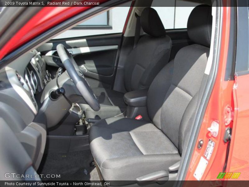 Radiant Red / Dark Charcoal 2009 Toyota Matrix S