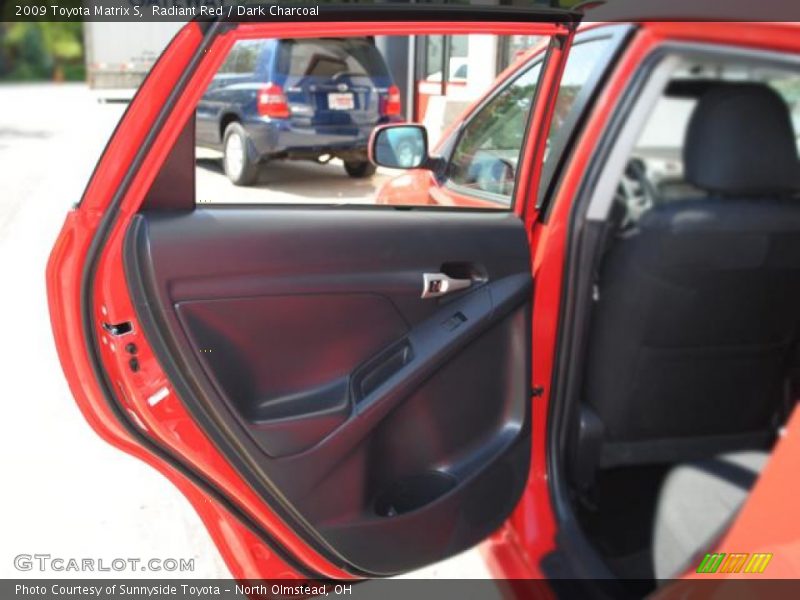 Radiant Red / Dark Charcoal 2009 Toyota Matrix S