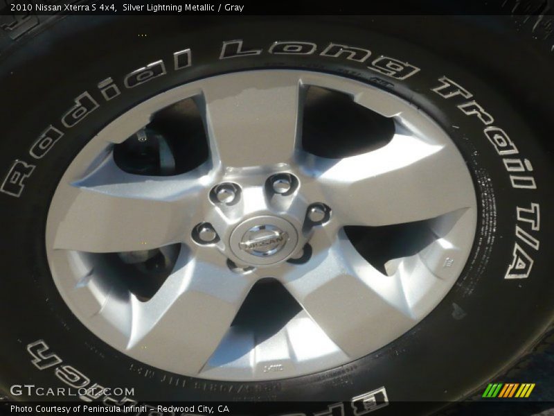 Silver Lightning Metallic / Gray 2010 Nissan Xterra S 4x4