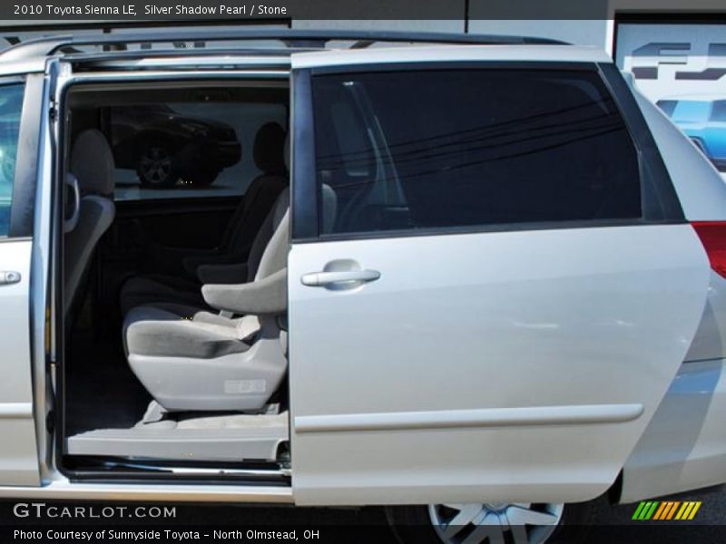 Silver Shadow Pearl / Stone 2010 Toyota Sienna LE