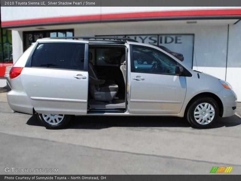 Silver Shadow Pearl / Stone 2010 Toyota Sienna LE