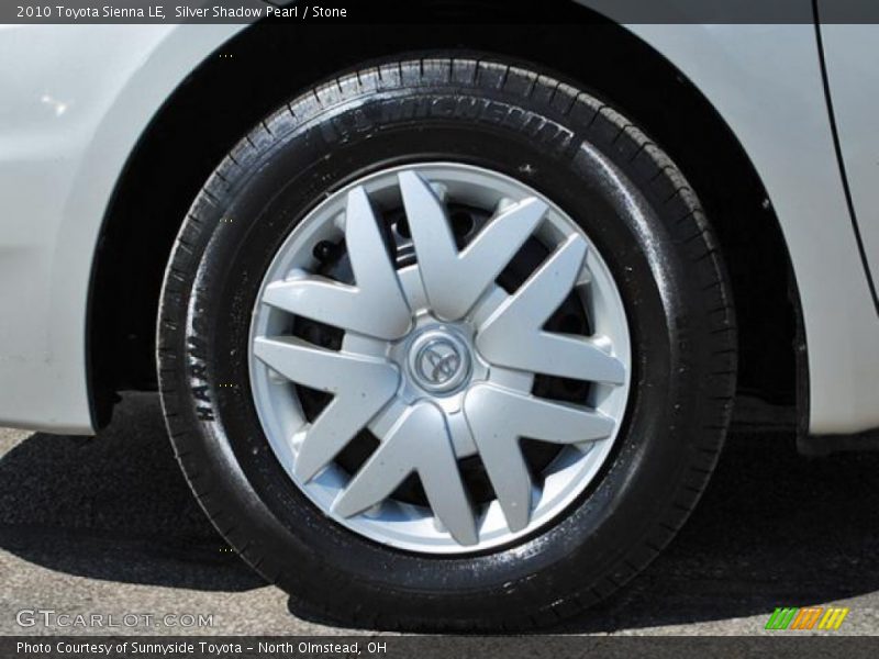 Silver Shadow Pearl / Stone 2010 Toyota Sienna LE