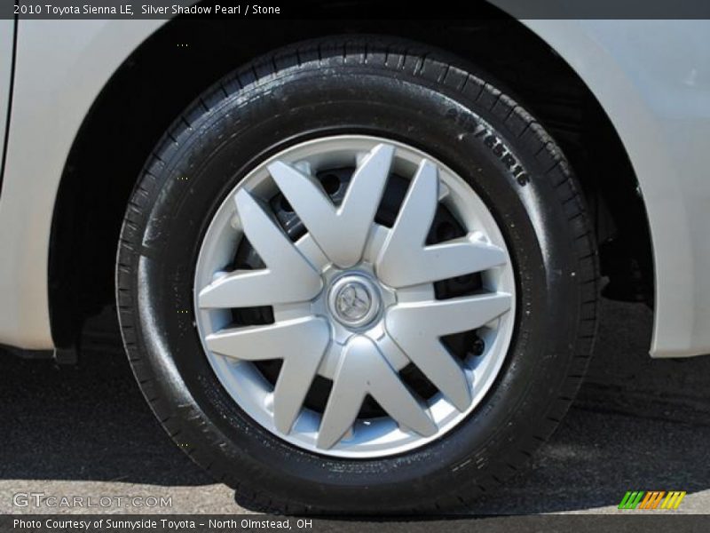 Silver Shadow Pearl / Stone 2010 Toyota Sienna LE