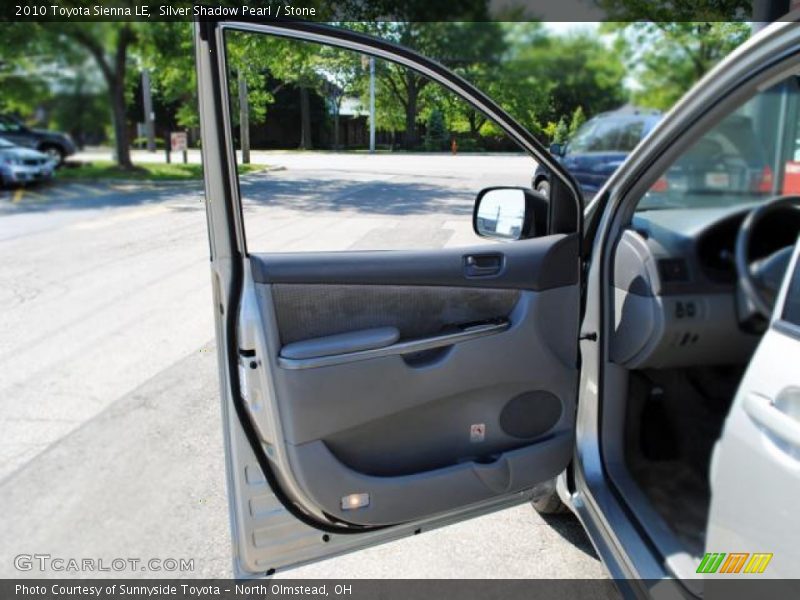 Silver Shadow Pearl / Stone 2010 Toyota Sienna LE