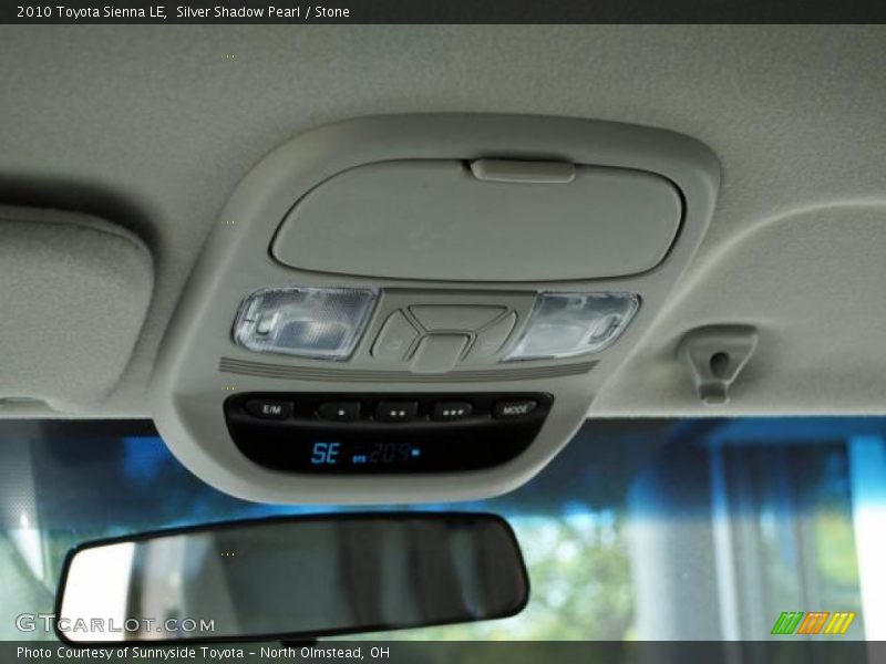Silver Shadow Pearl / Stone 2010 Toyota Sienna LE