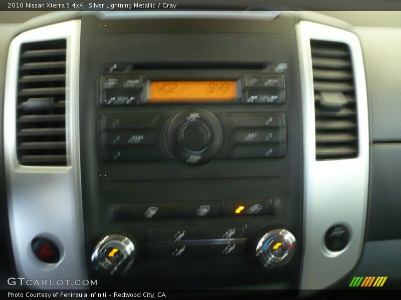 Silver Lightning Metallic / Gray 2010 Nissan Xterra S 4x4
