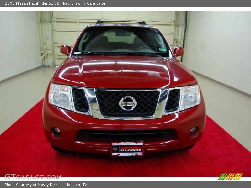 Red Brawn / Cafe Latte 2008 Nissan Pathfinder SE V8