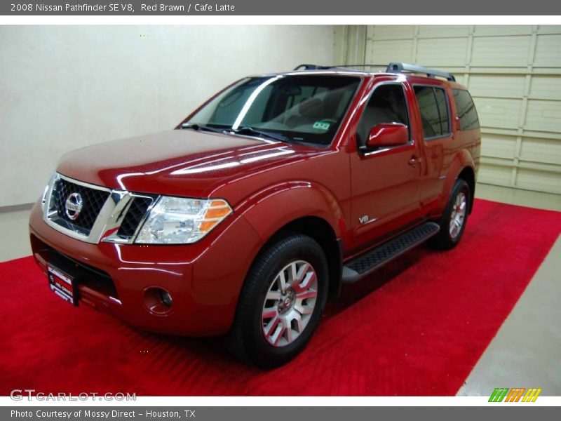Red Brawn / Cafe Latte 2008 Nissan Pathfinder SE V8