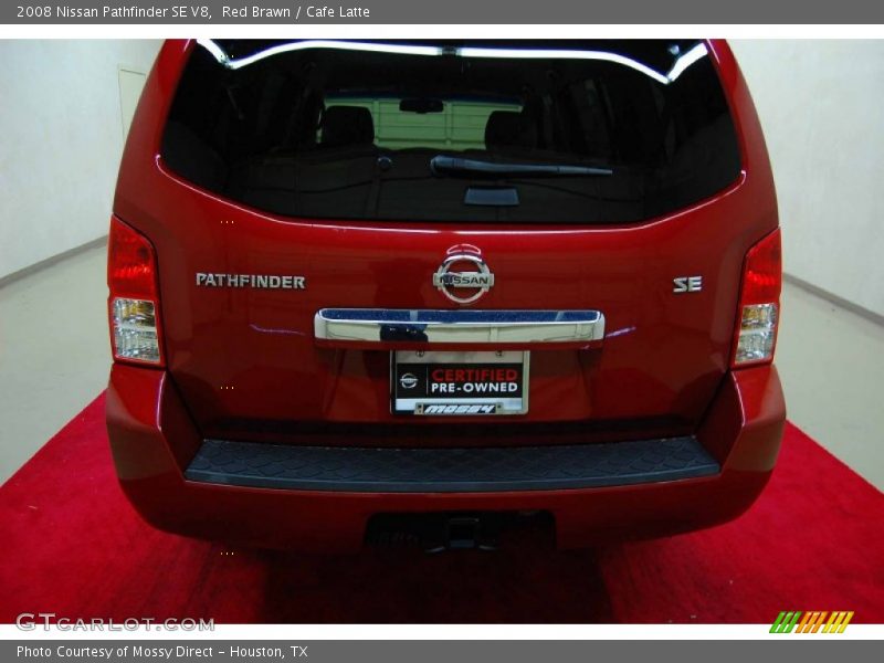 Red Brawn / Cafe Latte 2008 Nissan Pathfinder SE V8