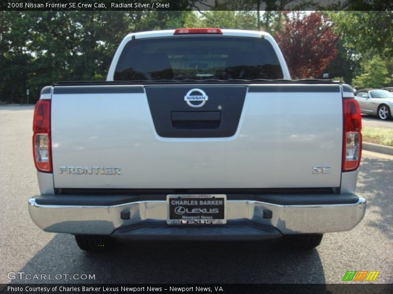 Radiant Silver / Steel 2008 Nissan Frontier SE Crew Cab