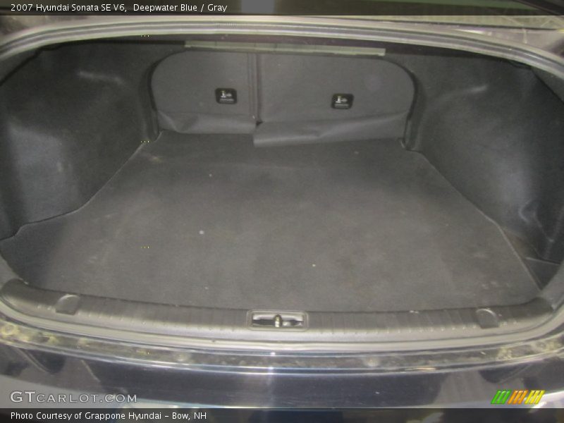 Deepwater Blue / Gray 2007 Hyundai Sonata SE V6