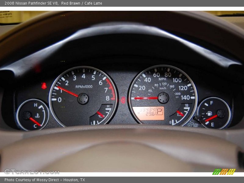  2008 Pathfinder SE V8 SE V8 Gauges